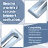 Gisafai 25 Pcs Galvanized Steel Snap Tie Wedge for Concrete