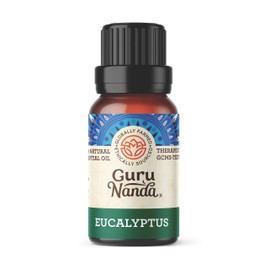 GuruNanda Eucalyptus Essential Oil - Pure Therapeutic Grade Oil for Nasal Congestion Relief, Aromatherapy for Relaxation and Calming Stress, 15 ml
