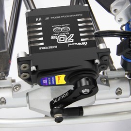 GOUPRC 70kg Brushless Servo for 1/8 1/10 1/12 RC Truck Car Crawler Boat Robot, 8.4V Oblique Gear High Torque Servo