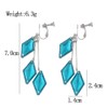 Sakilor Twisted Wonderland Twisted Jade Reach Floyd Leach Earrings Cosplay