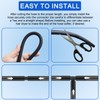 84 PCS Vacuum Lines Automotive Kit, 6.6FT Silicone Vacuum hoses