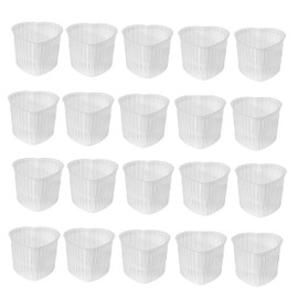20 x Cheese Mould - Heart Shape - 100g | Moulds | Basket for Cheese | Cheese Form | Cheese Making | Cheese Mold