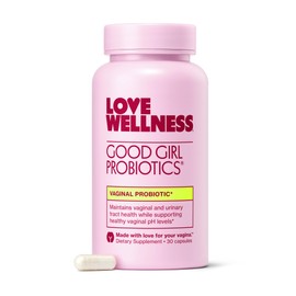 Love Wellness Good Girl Probiotics | Women’s Vaginal Health & pH Balance Supplement | 9-Strain Probiotic for Urinary Tract, Yeast, Odor & Immune Support | Gluten-Free (30-Day Supply (60 CT))