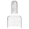 QWORK® 4 Pack Aluminum Gutter Guards, Expandable Aluminum Screen Filter,