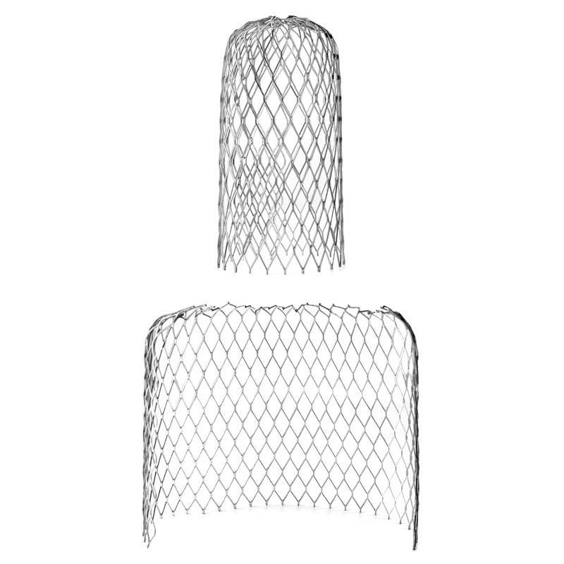 QWORK® 4 Pack Aluminum Gutter Guards, Expandable Aluminum Screen Filter,