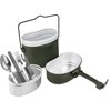 Original German army dinnerware set cutlery + BW aluminium cookware