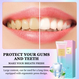 2Pcs Acssart Radiant Whitening Toothpaste,Niacinamide Whitening Toothpaste,Easilyous Bright Whiteing toothpastes,Nicotinamide Dazzling White,Removal Tooth Stains,Fresh Breath