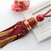 ZHMF 1 Pair Curtain Tiebacks Holdbacks Clip Binding Rope Tie