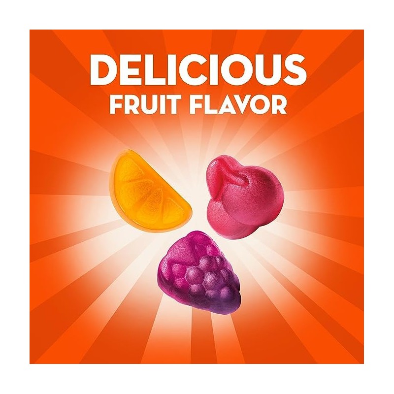 Align Prebiótico Gomitas probióticas Sabores de frutas naturales 60 CT,