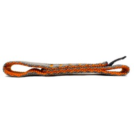Fusion Climb ProGlide Quickdraw Runner - Correa de Nailon Cosida Probada de 5000 Libras, 120 cm x 1,7 cm, Gris/Naranja