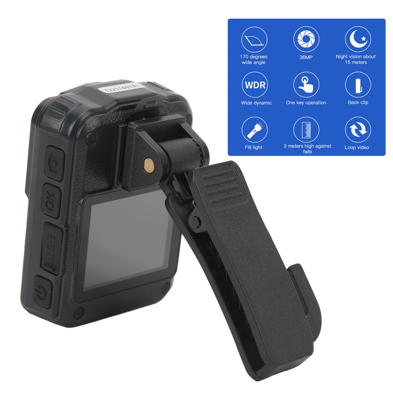 HD 1080P Mini Body Camera Wide Angle Night Vision Portable