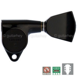 Gotoh NEW Gotoh SG301-04 L3+R3 Tuners Keystone Buttons Keys w/ Screws 3X3 - BLACK