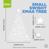 Christmas Window Stickers - Swishy Tree Christmas Window Cling Decoration