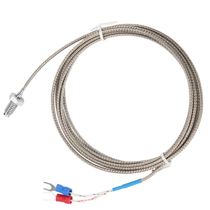 1-5 m Length Thermocouple Type K Cable M6 BSW Thread