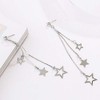 Lucky Star Pendant Tassel Dangle Earrings Fashion Long Shooting Star
