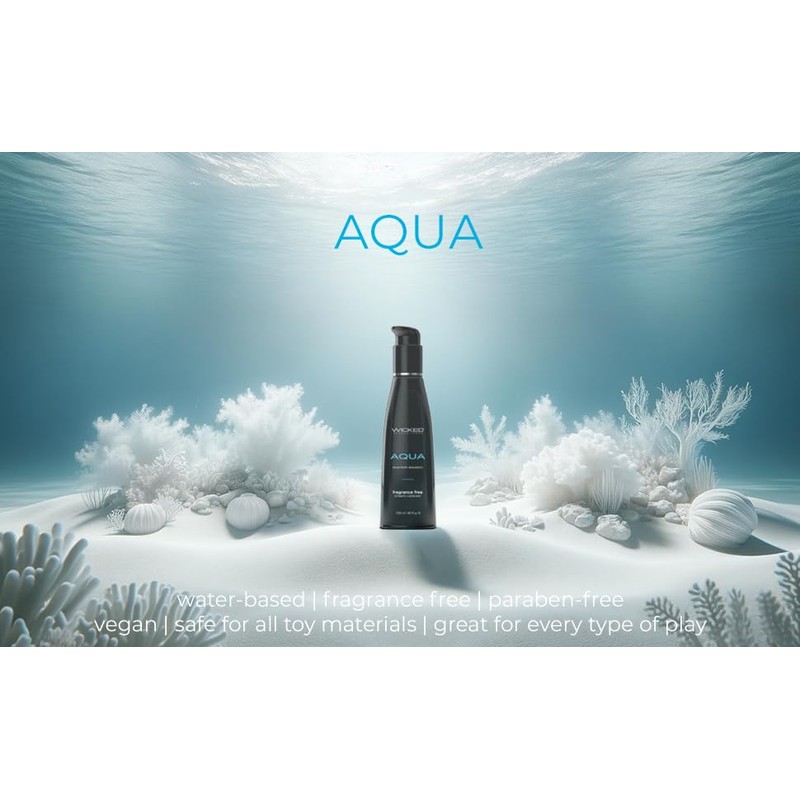 Wicked Sensual Care Aqua Waterbased, Black, 250 ml