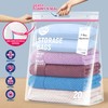 20 Gallon Jumbo Zipper Lock Plastic Bags with Handle and