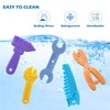 5PCS Baby Teething Toys, Silicone Sensory Teether Toys for Babies,