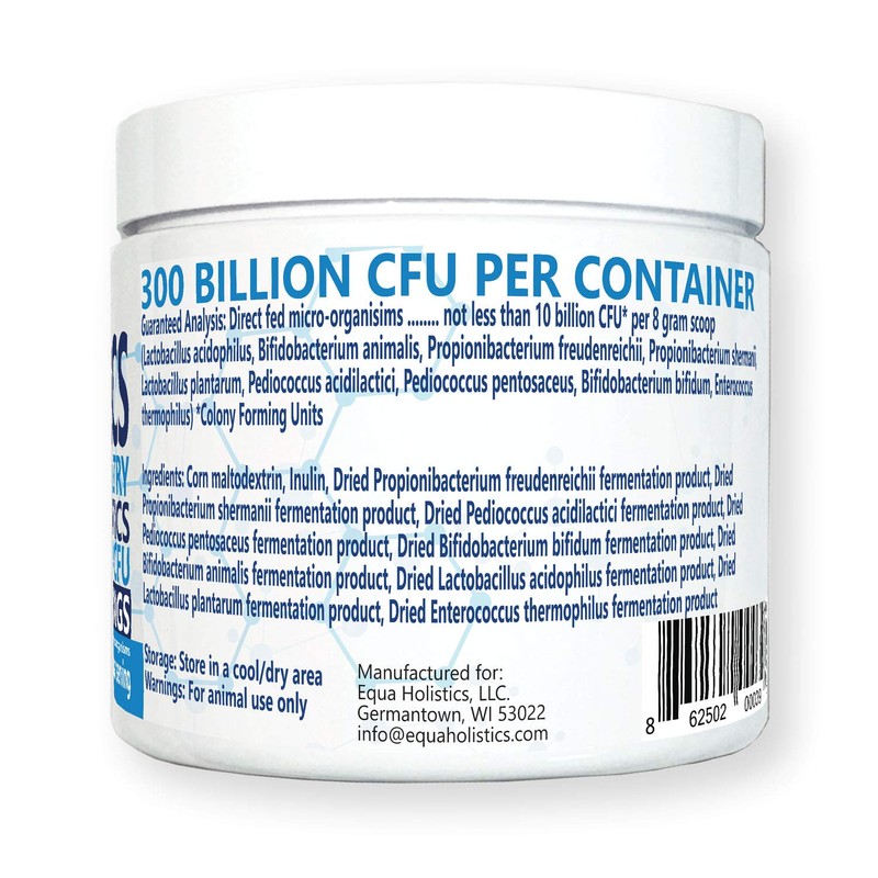 Equa Holistics HealthyGut Probiotics for Chickens & Poultry, All-Natural Digestive