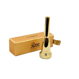 Paititi Gold Plated Rich Tone Bb 5C Trumpet Mouthpiece