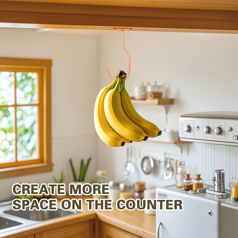 Ticway Banana Hanger Hook – Space Saving Banana Holder Hanger