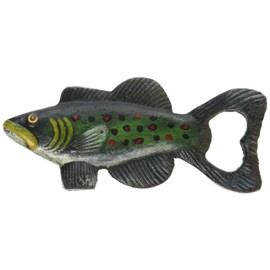 Design Toscano Trout Tales Cast Iron Bottle Opener