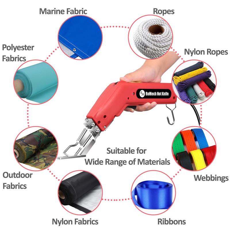 ROMECH Replacement Parts for RoMech Handheld Rope Fabric Cutter (R