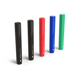 TRU RED Tank Permanent Markers, Chisel Tip, Assorted, 15/Carton (TR54526-CCVS)