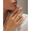 Rajputana Sterling Silver Ring Interlocked Stackable Rings for Women Mixed