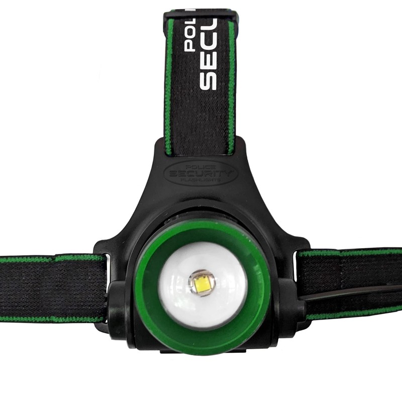 Police Security Blackout-R Headlamp Flashlight - Ultra-Bright Rechargeable Headlamp