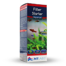 NT Labs Aquarium Filter Starter Tropical & Coldwater Aquariums, Breaks Down Toxic Fish Waste, Prevents Ammonia & Nitrite, use after adding new fish or a Filter Clean (250 ml)