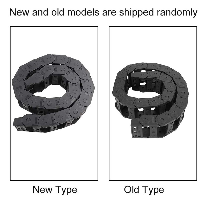 R55 25mm x 57mm Black Plastic Cable Wire Carrier Drag