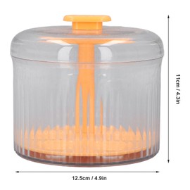 Meatball Maker, Meatball Scoop Maker, Manual 5 Balls Meatballs Maker Cooking Tools, Kitchen Extruded Meatball Press Machine (Orange)