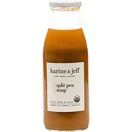 KARINE & JEFF, Soup, Og2, Split Pea, Pack of 6, Size 16.9 FZ, (Gluten Free Low Sodium Vegan Wheat Free 95%+ Organic)