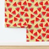 Removable Wallpaper 9ft x 2ft - Whimsical Watermelon Summer Fruit