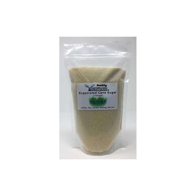 YANKEETRADERS, Evaporated Cane Juice, Sugar, 2 Lbs