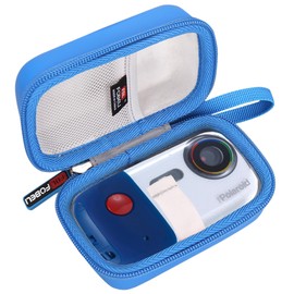 FBLFOBELI Hard EVA Carrying Case for Polaroid Underwater Camera 18mp 4K UHD (Blue)
