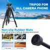 74’’ Camera Tripod,Heavy Duty Camera Stand Tripod,Cell Phone Tripod with