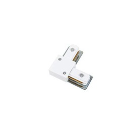 QAZQA - L-coupling piece for 1-phase rail white - Iconic - LED suitable