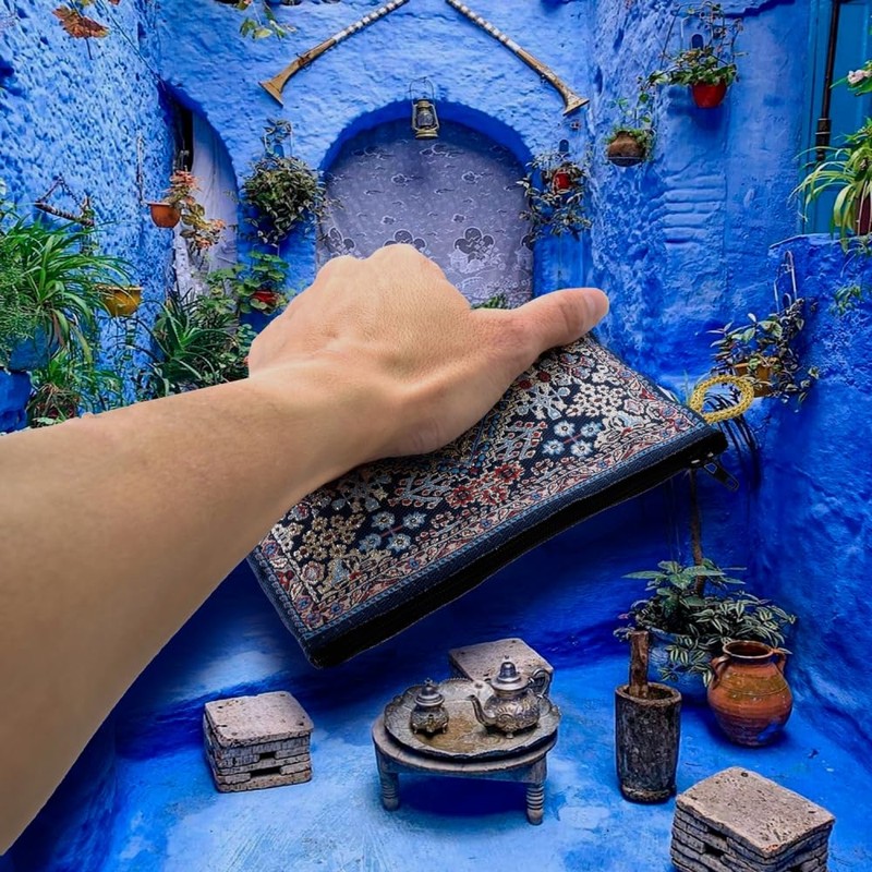 BDM - Monedero billetero turco Con Estampado 15 x 10