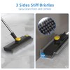 Scrub Brush with Long Handle, Floor Scrub Brush Squeegee Broom
