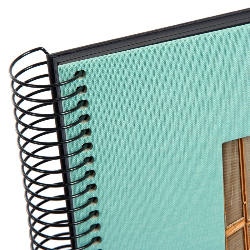 goldbuch Bella Vista Spiral Album with Picture Cut-Out, 40 Black