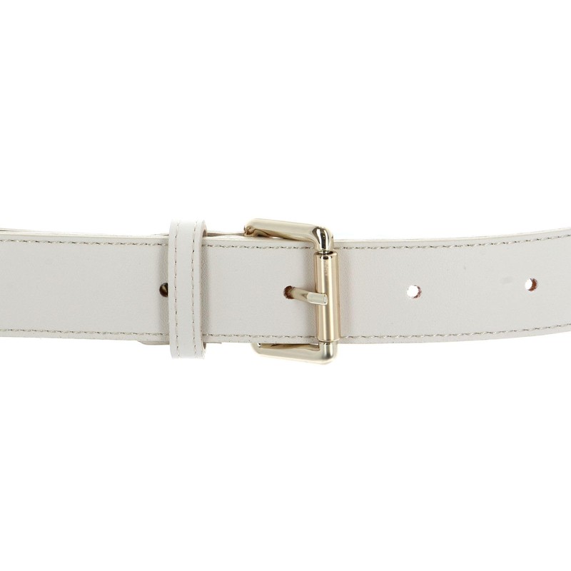 VALENTINO Emma Winter Belt W100 Ecru/Oro - Can be Shortened,