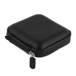 Linsoul ZiiGaat Square Earbud Case, Portable Wired Earphone Carrying Case, Waterproof Leather Storage Bag for KZ ZS10 PRO, SIMGOT EM6L, 7Hz Zero:2,TANGZU Wan’er S.G and Zonie (Black)