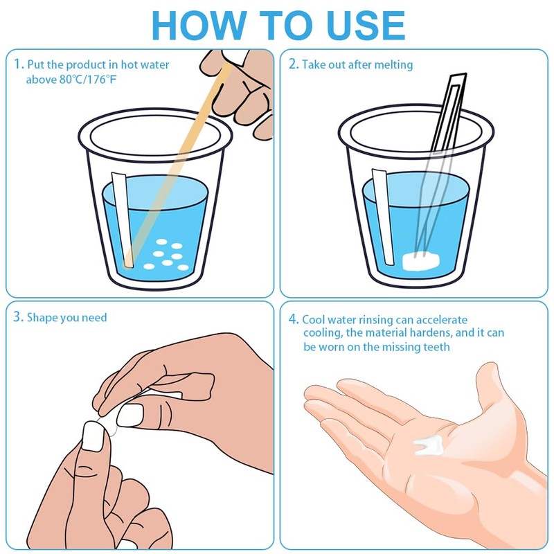 ACWOO Tooth Filling Repair kit, 30ml Temporary Tooth Kits with