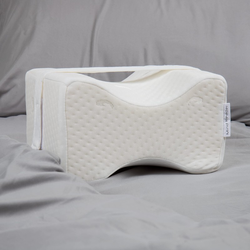Mind Reader Knee Pillow, Lumbar Support, Leg Pillow, Sciatica, Side