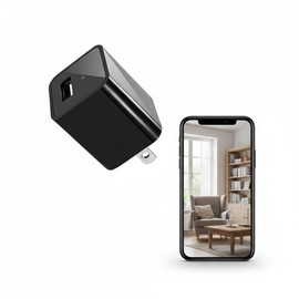 InCliick 4K Camera Plug USB Charger Cam Pictures Taking Cam Chargers Camera with OTG Line -for Home Pet Monitor(No Audio)