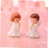 Artibetter 16 Pcs Praying Angel Girl Car Accessories Fairy Figurines