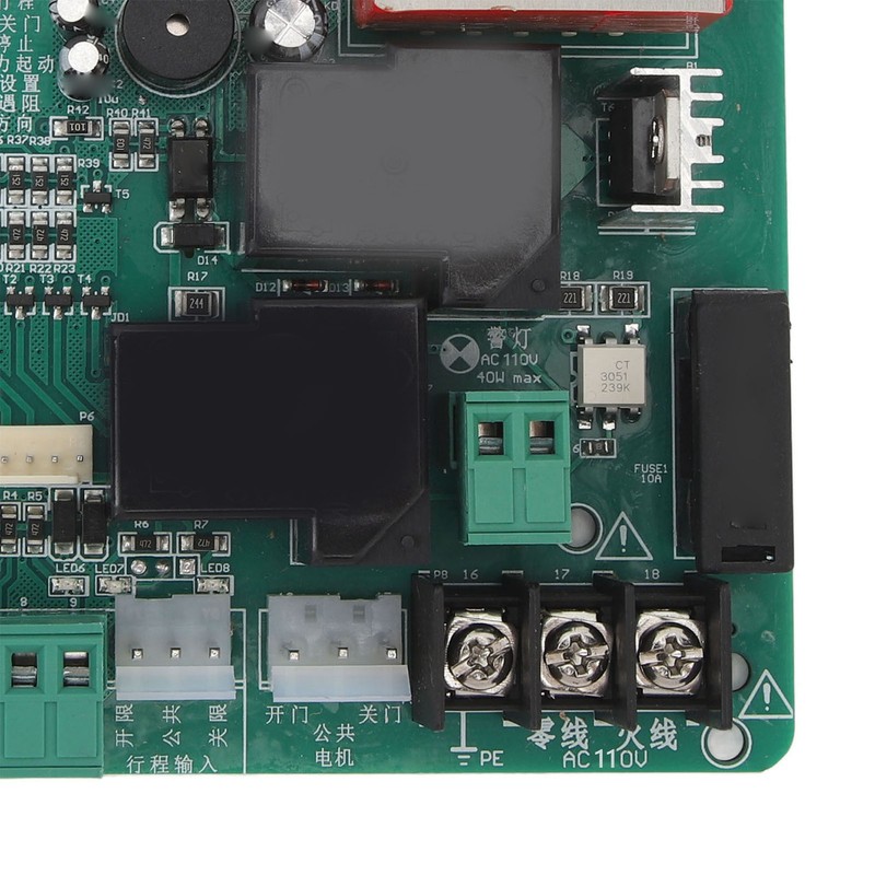 Sliding Gate Circuit Board with LED Indicators Slow Speed Sensitive