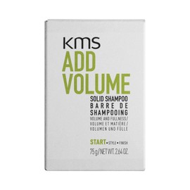 KMS ADDVOLUME Solid Shampoo Bar for Fine Hair, 75 g